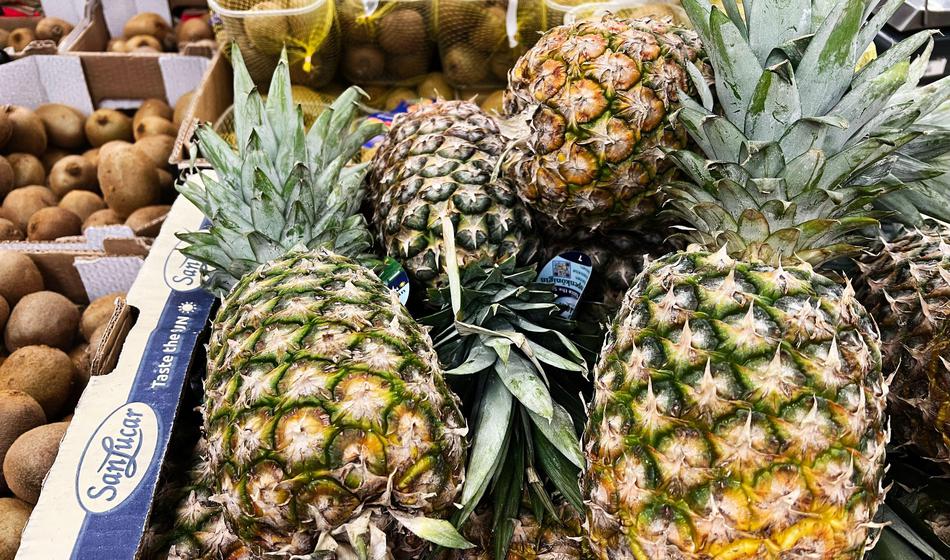 Med izjemami le ananas, datlji, banane, kokos in durian