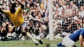 Pele Brazilija barve prvak 1970 Mehika
