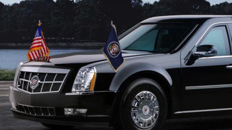 Ljubkovalno ime predsedniške limuzine je "zverina". (Foto: Cadillac)