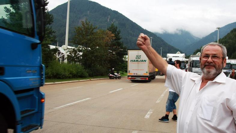 prevozniki, karavanke, zapora