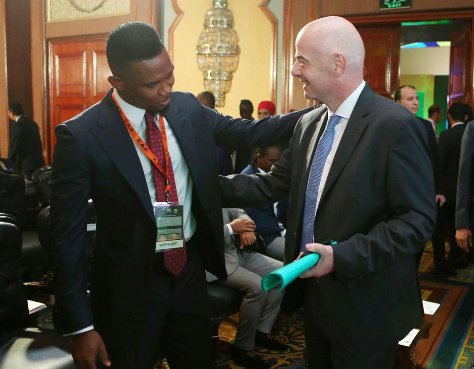 Gianni Infantino in Samuel Eto'o | Avtor: Profimedia