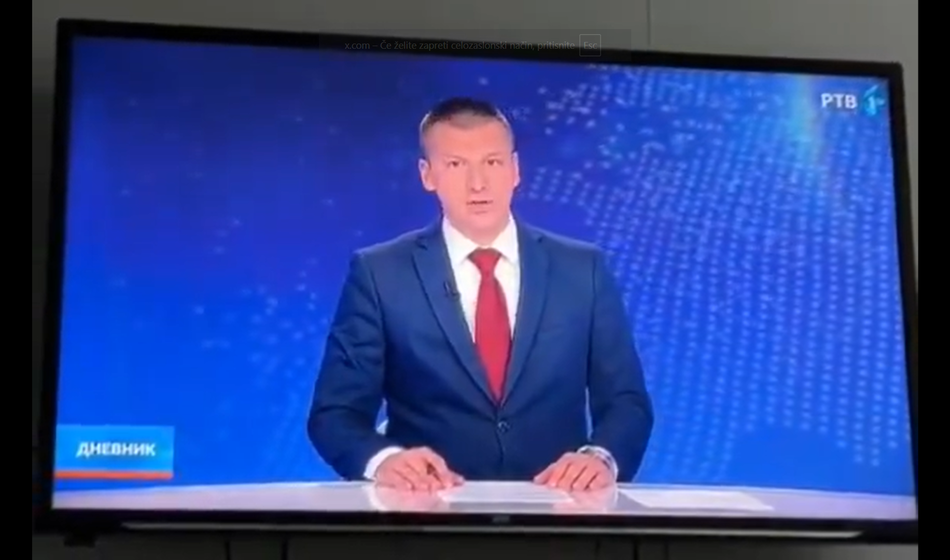 Preobrat: Tako se je po Vučićevem padcu začel Dnevnik na srbski televiziji