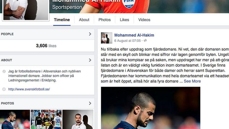 sodnik Mohammed Al-Hakim, facebook