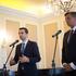 Matej Tonin in Borut Pahor