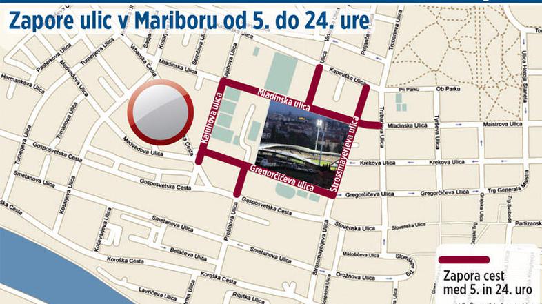 Zapore cest v Mariboru. (Foto: Žurnal24 grafika)