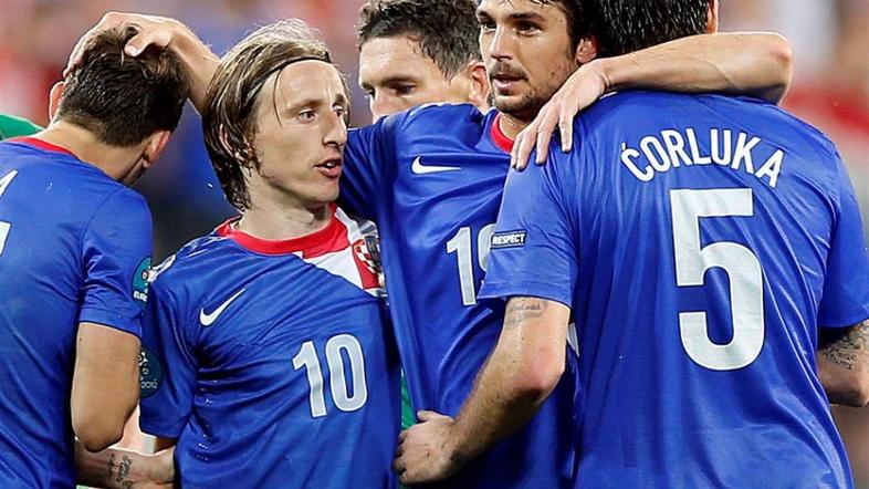 Ćorluka Kranjčar Modrić Irska Hrvaška Poznan Euro 2012