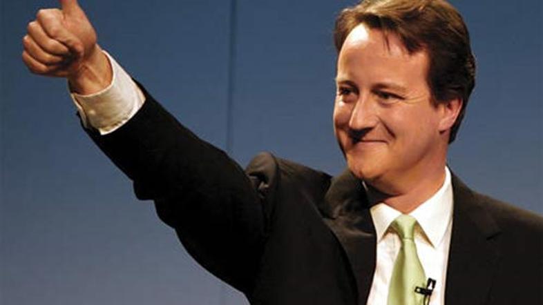 Britanski konzervativci pod vodstvom Davida Camerona so po volitvah v Evropski p