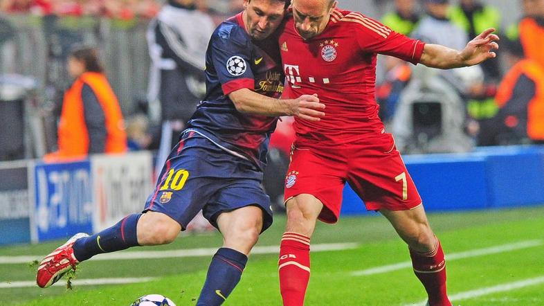 messi ribery bayern barcelona