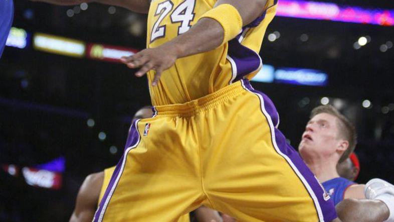 V ligi NBA je bil spet večer Kobeja Bryanta. Foto: Reuters