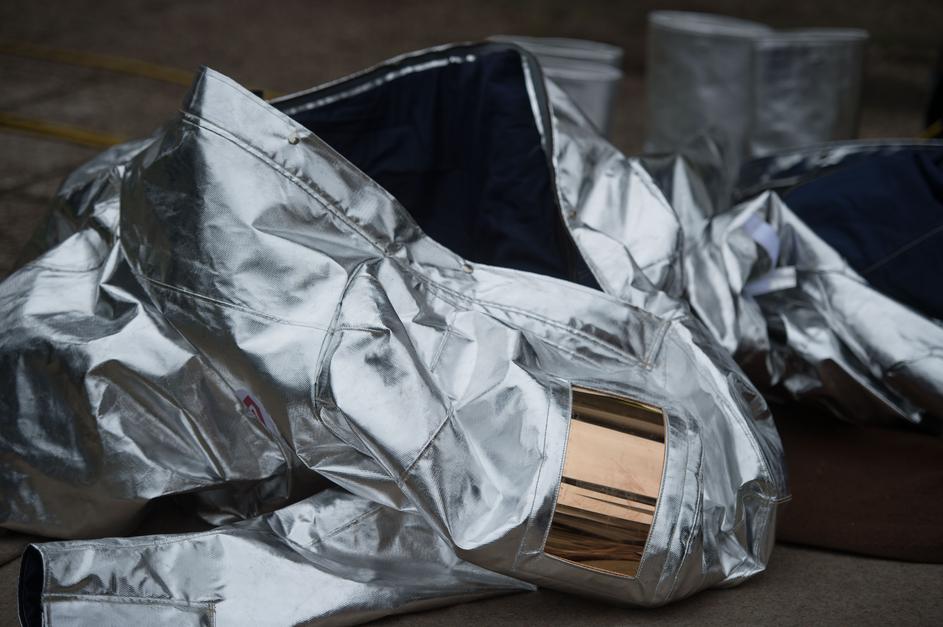 Toplotna kamera za pomoč pri iskanju izvora požara.