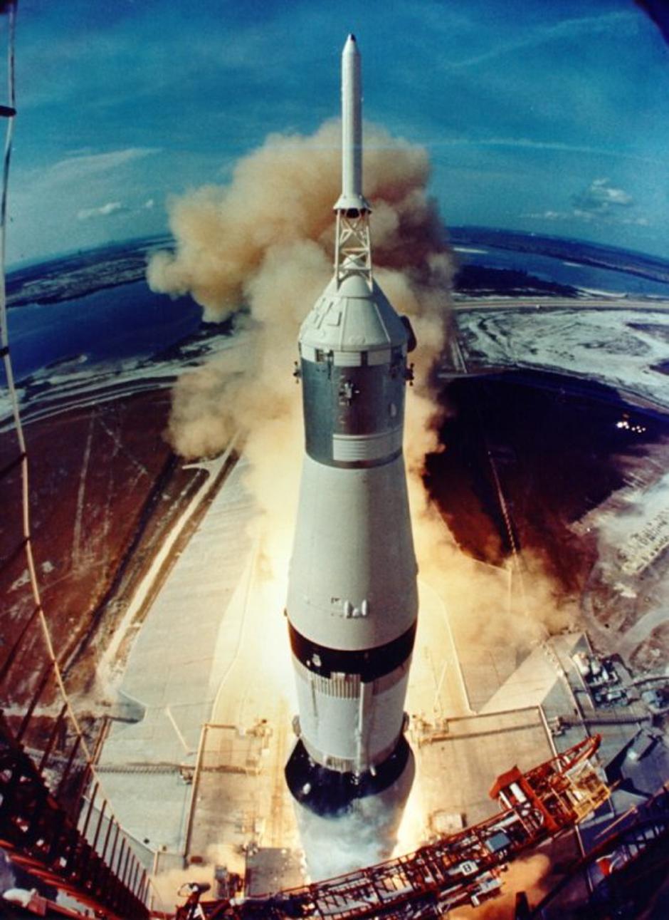 Apollo 11 ob vzletu. | Avtor: EPA