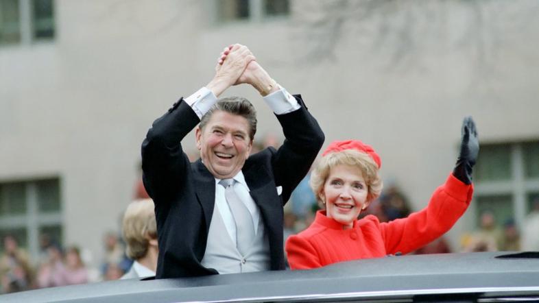Ronald in Nancy Reagan
