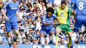 Chelsea Norwich City Premier League Anglija liga prvenstvo Willian Johnson