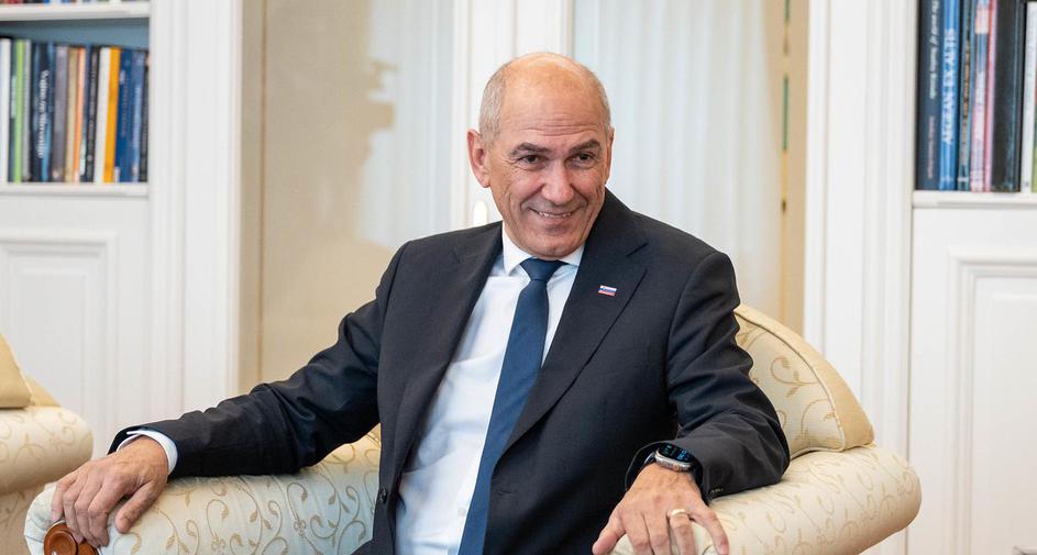 Janez Janša Nataša Pirc Musar predsedniki parlamentarnih strank pri predsednici Nataši Pirc Musar