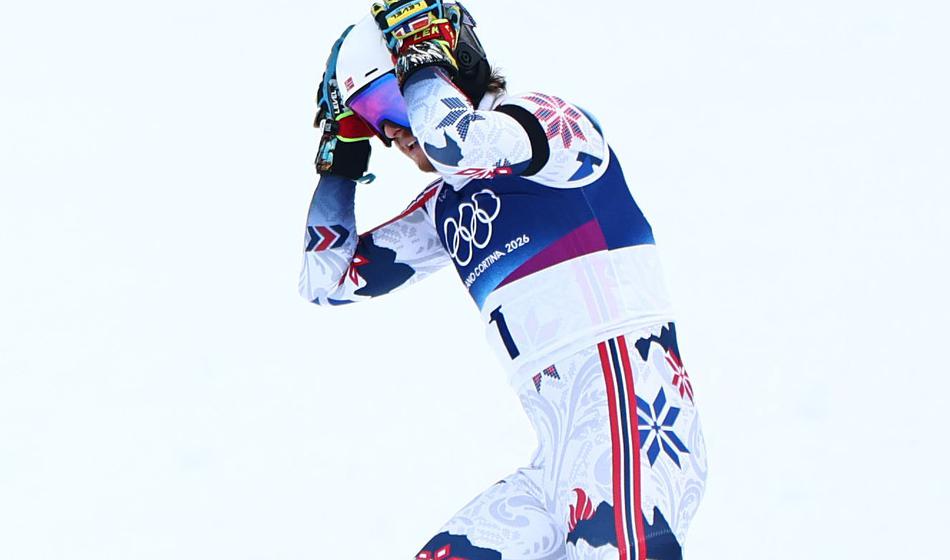 Švicarju zlato, vodilni po prvi vožnji odvrgel palici in odkarakal s proge