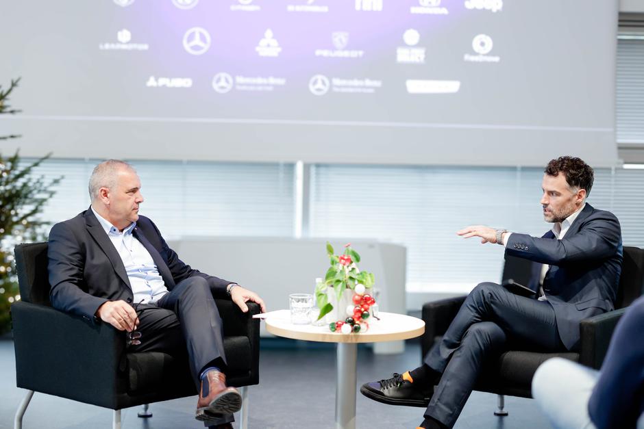 prednovoletno druženje Emil Frey, Jožko Tomšič, David Urankar | Avtor: Saša Despot