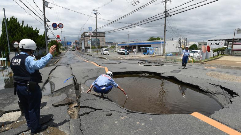 potres Japonska Osaka