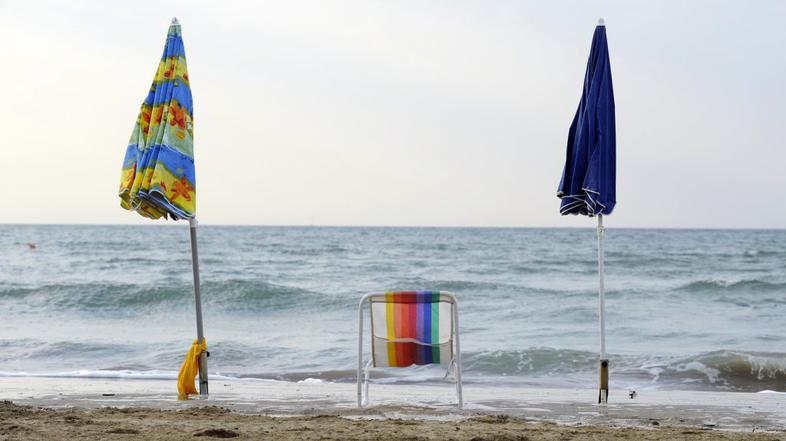 Plaža v italijanskem letovišču Jesolo