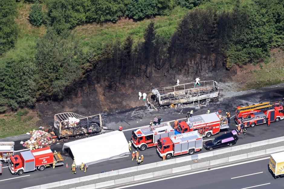 Nesreča avtobusa na Bavarskem | Avtor: EPA