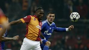 Drogba Kolašinac Galatasaray Schalke 04 Liga prvakov osmina finala prva tekma