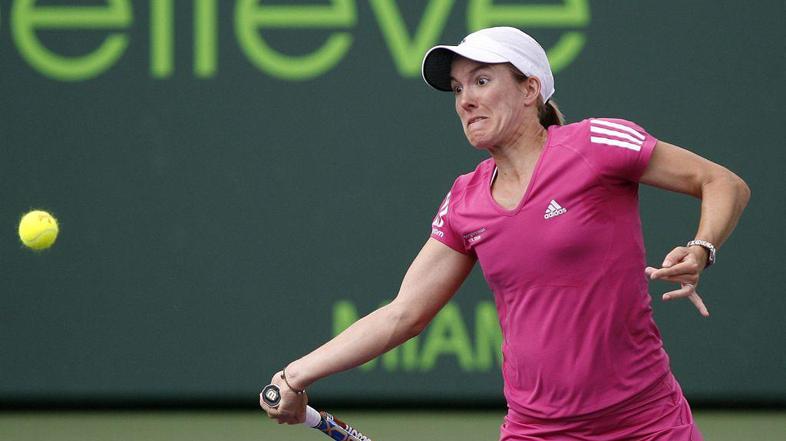 Justine Henin trenutno na lestvici WTA zaseda 33. mesto. (Foto: Reuters)