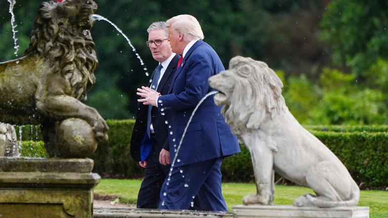 Donald Trump Keir Starmer