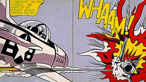 Eden izmed najbolj znanih Lichtensteinovih plakatov Whaam!, ki je nastala leta 1