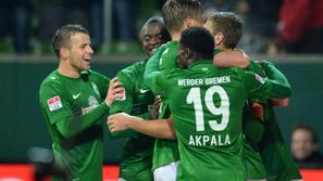 Schmitz Elia Prödl Akpala Werder Bremen Mainz Bundesliga Nemčija prvenstvo 