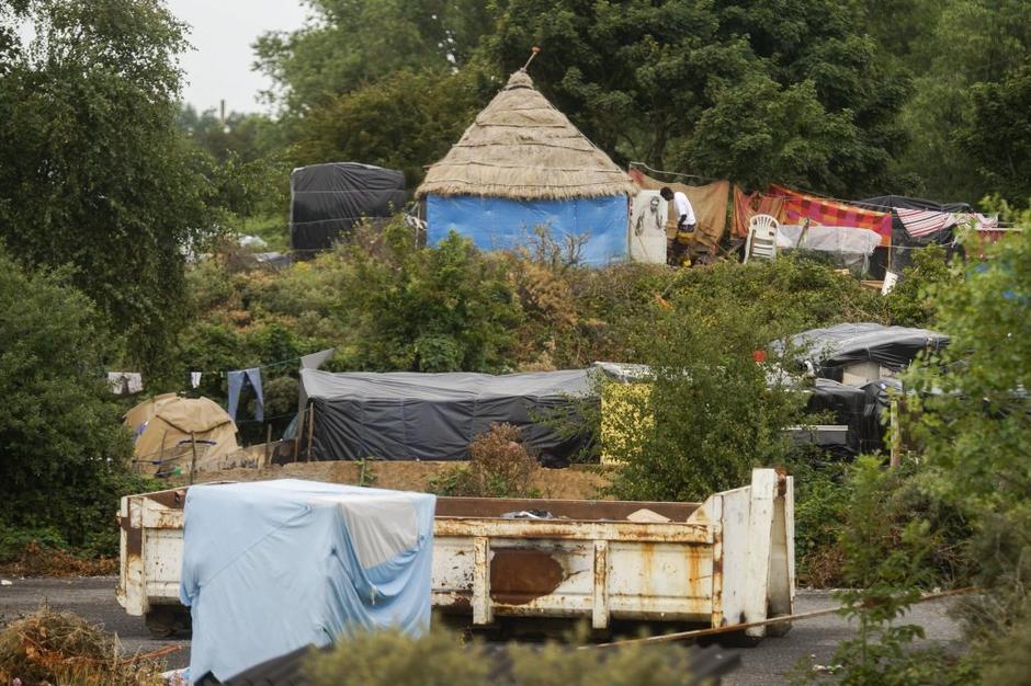 Begunci v Calaisu | Avtor: EPA