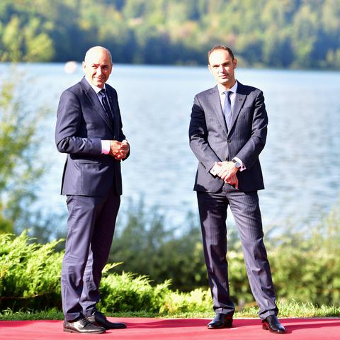 Janez Janša Anže Logar