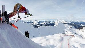 Krasen petek na smučišču v Zauchenseeju. Vonnova pa najhitrejša. (Foto: Reuters)