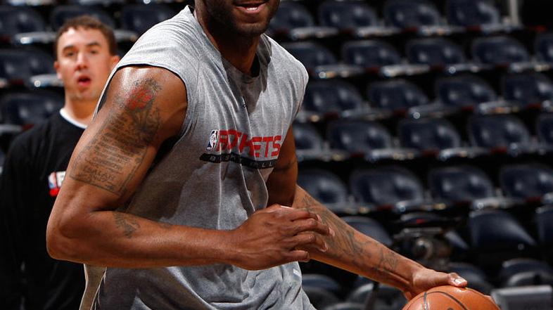 Tracy McGrady se je vrnil na treninge, a za zdaj za Rakete še ne igra. (Foto: AF