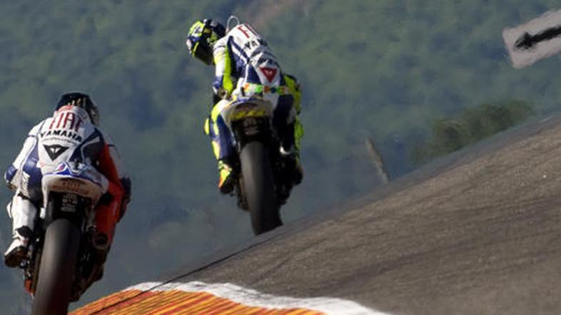 Jorge Lorenzo (levo) je bil najboljši od četverice, ki se je borila za prvi star