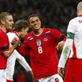 Jermaine Jenas je s svojim prvim reprezentančnim zadetkom pomagal k uspešnemu de