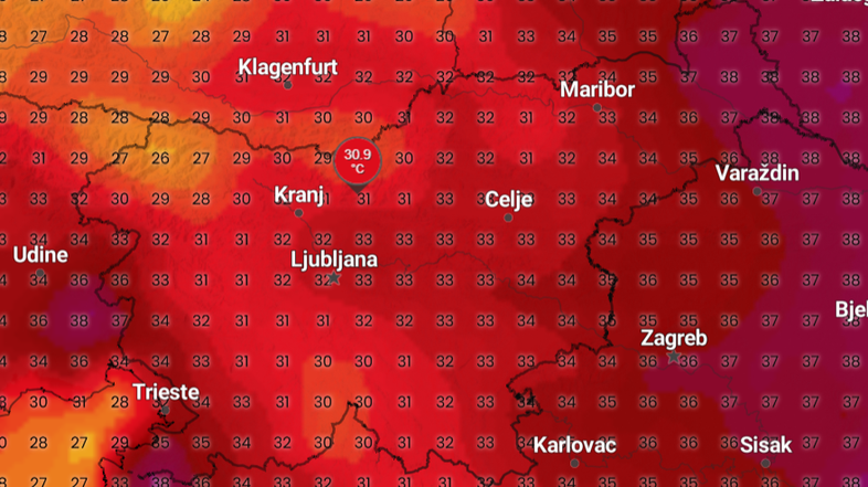vročinski val vreme