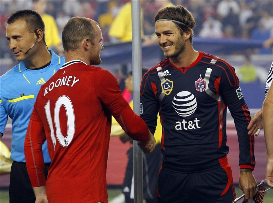 Rooney in Beckham