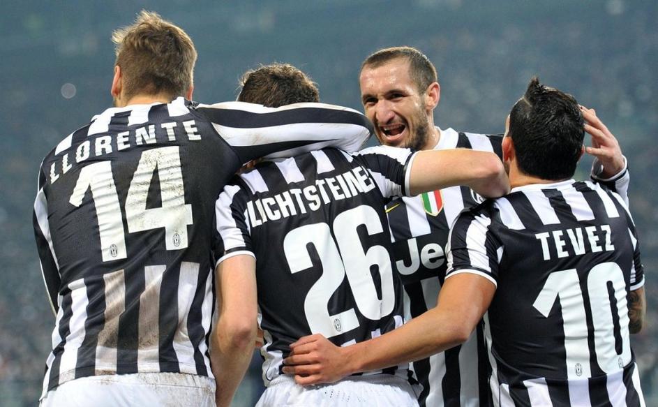 Slavje Juventusovih nogometašev
