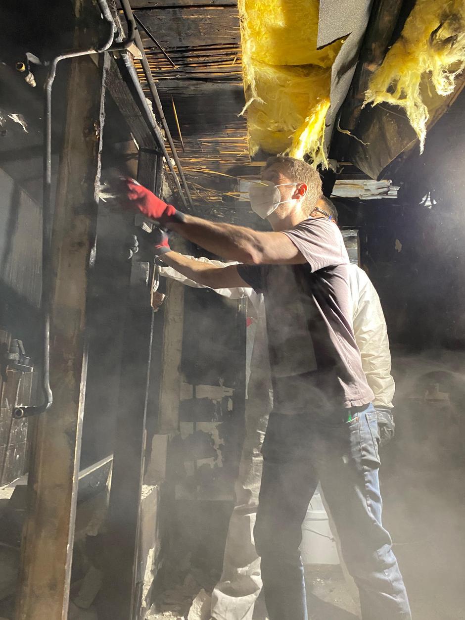 Požar v Bizoviku | Avtor: Andreja Cilenšek