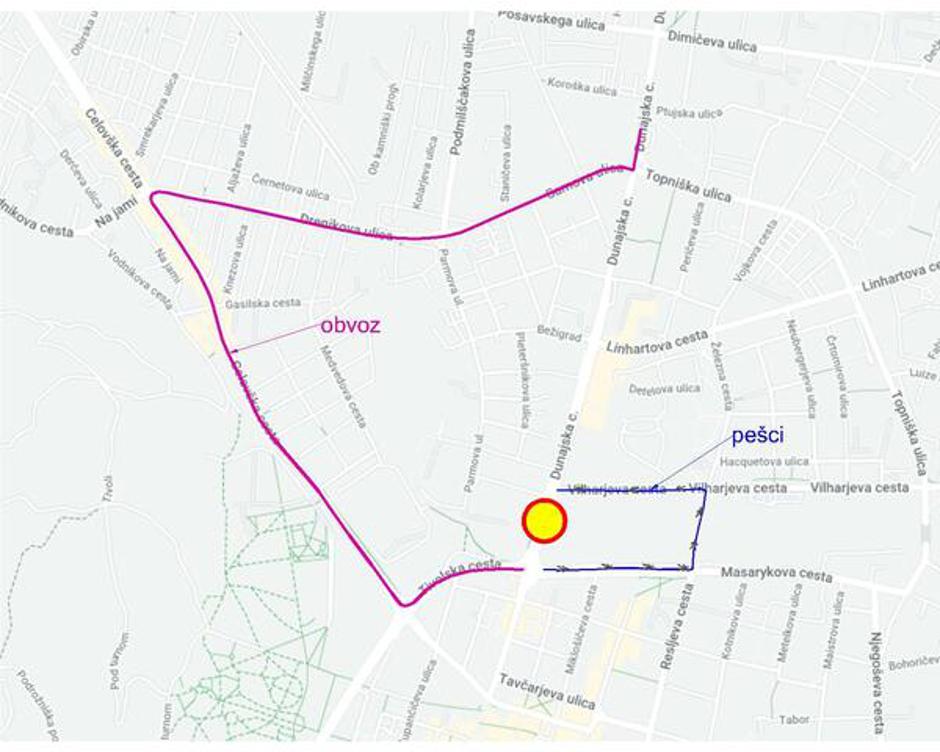 Zapora Dunajske ceste | Avtor: MOL