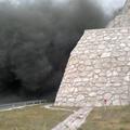 požar v predoru Kastelec