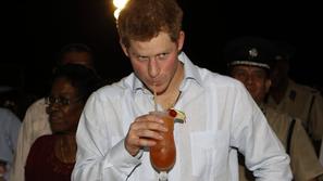 princ Harry, Belize