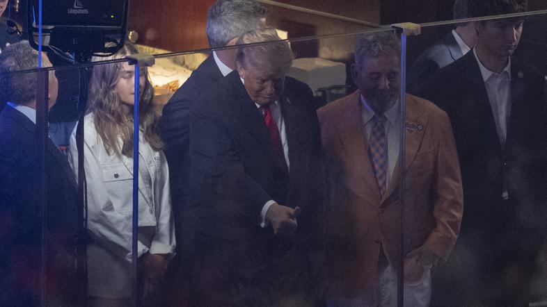 Donald Trump na NBA tekmi