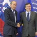 Janez Janša in Jose Manuel Barroso
