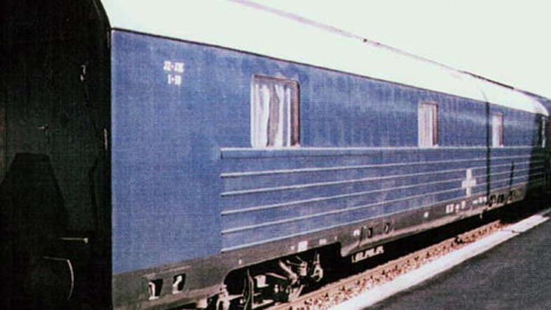 Slavno modri vlak, s katerim je potoval Tito.