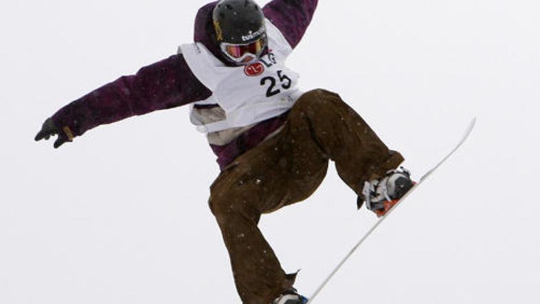 Matevž Petek se je tako kot Tina Maze in Petra Majdič izkazal s četrtim mestom.