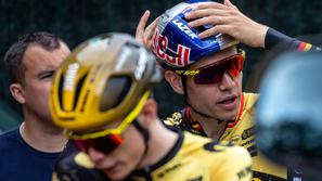 Jonas Vingegaard in Wout van Aert