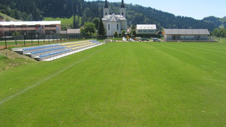 Nogometni klub Alpina Žiri, nov stadion