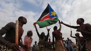 Proslavljanje neodvisnega Južnega Sudana.