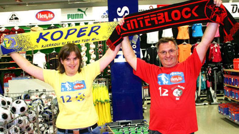 Roman Zupan in Mateja Bon bosta 12. igralca na finalu Pokala Hervis.