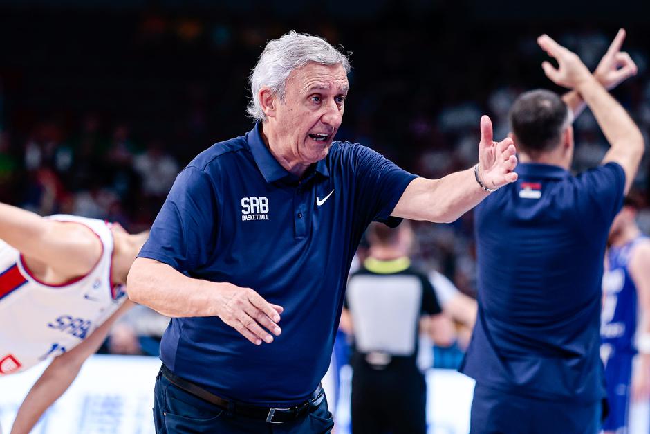 eurobasket 2025 Srbija Finska, svetislav pešić | Avtor: Saša Despot